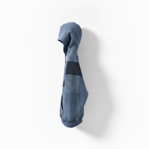 Sweat-shirt à capuche surdimensionné pour homme en coton épais, patchwork personnalisé, streetwear, vêtements d'hiver - Product Image 5