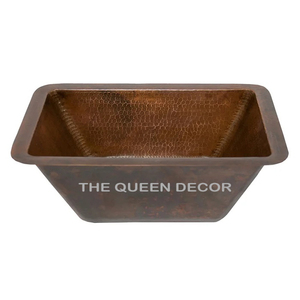 Nuevo Lavabo Cuadrado de Cobre Puro de Alta Calidad para Cocina y Baño, Lavabo con Forma Personalizada para Hogar y Restaurante - Product Image 3