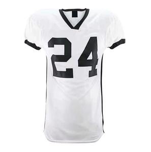 Uniforme de Fútbol Americano, Jersey de Manga Corta Estampado, Talla Grande, 100% Poliéster, Antibacteriano, Transpirable, Nombre del Equipo Personalizado - Product Image 1