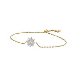 Elegante y lujosa pulsera de diamantes de primera calidad, 1.03 quilates, corte redondo, cadena de oro amarillo, joyería clásica para mujer - Product Image 5