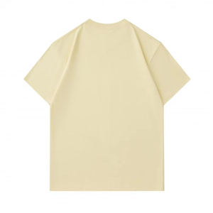 เสื้อยืดคอกลมแขนสั้นทรงปกติสำหรับผู้ชาย คุณภาพสูง เนื้อผ้าคอตตอน 100% หนานุ่ม ทอแบบเรียบง่าย สไตล์ลำลอง เป็นมิตรกับสิ่งแวดล้อม - Product Image 1