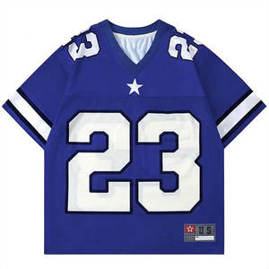 Maillots de football américain personnalisables 2026 pour fans – Manches courtes d'été en Spandex et Polyester résistants – Maillot de football américain - Product Image 4