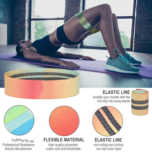 Bande de Résistance pour Fessiers et Hanches Hommes Femmes Entraînement Fitness Gym OEM Fournisseur - Product Image 3
