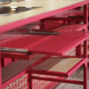 ADONG Eco-Friendly Metal Checkout Counters (<b>Model</b> A58)-Modern Design for Commercial Use | OEM Accept - Product Image 2