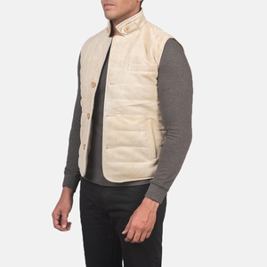 2026 Latest <b>Men's</b> <b>Leather</b> <b>Vest</b> Plus Size Reversible Waterproof Windproof Breathable Eco-Friendly Quick Dry Winter Casual Outdoor - Product Image 3