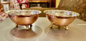Copper Mini Footed Bowls Perfect for Spices Sauces Pickles Jams - Product Image 3