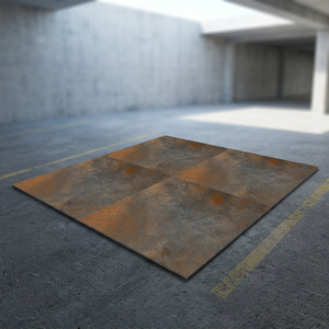 Vente chaude 40x40cm Carreaux de sol de garage modulaires Aire de stationnement de voiture 400x400mm Revêtement de sol en céramique en porcelaine Vente en gros - Product Image 6
