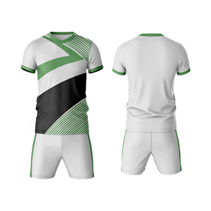 Ensemble de maillots de football haute performance en mesh respirant, tenue de sport personnalisée pour hommes et jeunes joueurs - Product Image 3