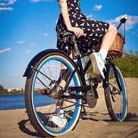 Ensemble de pneus pliables en caoutchouc pour BMX Cruiser avec chambres à air et leviers de pneus - Durables et imperméables pour vélos de ville et de plage