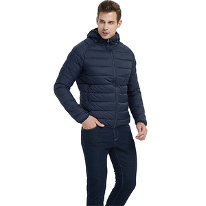 High Quality Hooded Winter <b>Men's</b> Padded <b>Jacket</b> Casual Full Sleeve Waterproof Windproof Body Fitted Latest Model Simple Design - Product Image 2