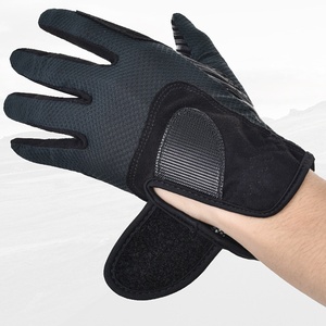 Guantes de Motociclismo Deportivos de Seguridad, de Cuero y Fibra de Carbono, Transpirables, de Dedo Completo - Product Image 5
