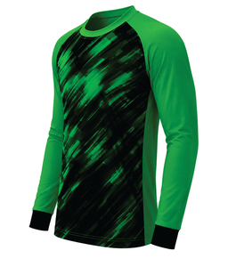 Maillots de gardien de but de football fournis par l'usine, maillots de gardien de but de club français, rembourrés, respirants, 100% polyester, grandes tailles - Product Image 4