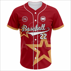 2026 Custom <b>Baseball</b> Team Uniform <b>Set</b> Breathable Quick Dry Polyester Sublimated Jersey Wholesale Manufacturer - Product Image 2