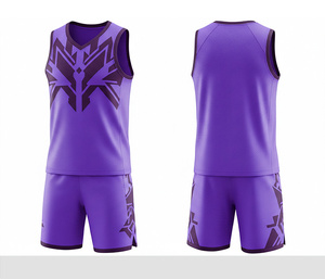 Maillot de basket-ball sublimé de qualité supérieure et short en polyester respirant à séchage rapide, vêtements de sport d'équipe pour hommes, femmes et jeunes - Product Image 6