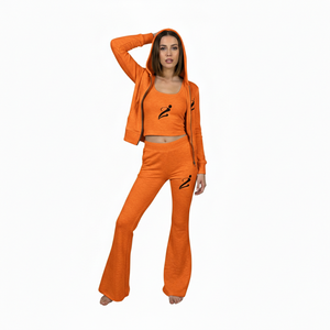 Chándales Deportivos Personalizados al por Mayor para Mujer, Tallas Grandes, Ropa Deportiva Reversible 100% Algodón, Servicio OEM - Product Image 2