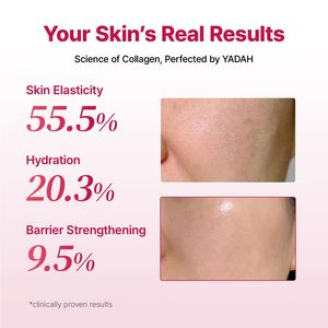 Crème Visage YADAH Collagen Hydra Core – Collagène Basse Molécule, Acide Hyaluronique, Squalane – Hydratante, Raffermissante, Affinant les Pores – Jour - Product Image 4