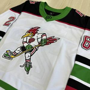 Maillots de hockey sur glace en polyester personnalisés OEM, sublimation numérique, broderie en twill, 260g, enfants et adultes, Eoin Winston Sports - Product Image 3