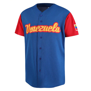 Maillot de baseball de haute qualité à boutons intégraux, fabriqué en tissu mesh, vente en gros, maillots de baseball personnalisés, maillots de baseball universitaires - Product Image 1