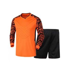 Maillot de Gardien de But de Football Personnalisable de Qualité Supérieure, Imprimé par Sublimation, Respirant, Séchage Rapide, en Maille, Uniformes d'Équipe Rembourrés - Product Image 2
