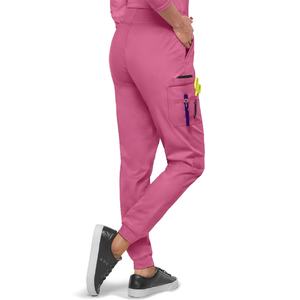 Haute couture élastique gommage Joggers pantalon hôpital vêtements de travail haut et pantalon uniforme pour animaux de compagnie hôpital - Product Image 3