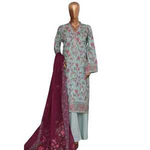 Tenues pakistanaises confortables pour femmes en coton / lawn à prix raisonnable – Robes d'été pakistanaises en coton / lawn pour femmes - Product Image 1