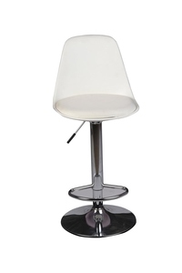 Iron Pipe Bar Chair Nickel Plating Industrial Bar <b>Stool</b> Commercial Use No Armrest No Assembly Required Durable Frame Modern PU - Product Image 5