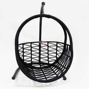 Balançoire pour animaux de compagnie tissée de qualité supérieure avec support robuste, chaise longue écologique pour chat et petit chien - Product Image 6