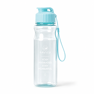 ขวดน้ำพลาสติก PET ปลอดสาร BPA ขนาด 550 มล. แบบสปอร์ต พร้อมฝาปิดแบบพลิกและสายสะพาย รับผลิตตามสั่งพร้อมโลโก้ โรงงานเวียดนาม - Product Image 4
