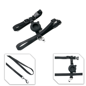 Vente chaude réglable H-Style Silicone AirTag harnais pour chiens solide cloche sûr Durable dégagement rapide Simple mode - Product Image 1