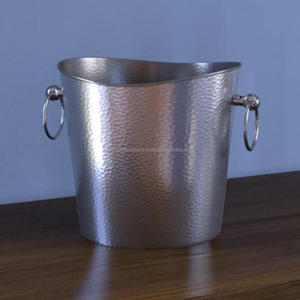 Grand seau à glace fait à la main pour les fêtes de champagne Décor Refroidisseur de vin en fonte d'aluminium Baignoire à champagne Prix abordable - Product Image 3