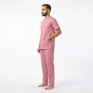 Camiseta Médica para Hombre con Cuello en V y Múltiples Bolsillos, Uniforme de Trabajo para Hospital - Product Image 3