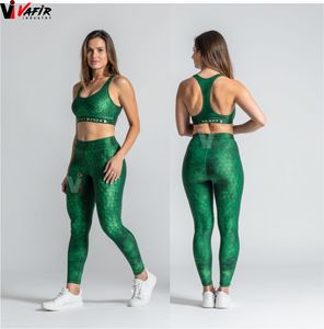 Conjuntos de yoga personalizados al por mayor, ropa de gimnasio, trajes deportivos, sujetador deportivo, chaqueta, leggings de cintura alta para mujer - Product Image 5