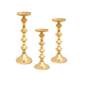 Ensemble de bougeoirs en fer de qualité supérieure, durables, décoratifs, pour la décoration de la maison, Noël, restaurant, hôtel - Product Image 1