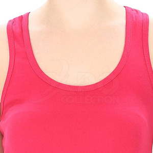 Women's Cotton Bamboo Fiber Knitted Tank <b>Top</b> Breathable Quick Dry Plus Size Solid Pattern Gym Fitness Wear for Summer - Product Image 5
