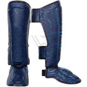 Protège-tibias personnalisés haut de gamme avec logo pour la boxe, le MMA, le Muay Thai et l'entraînement thaïlandais - Product Image 1