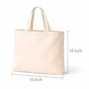 Hot Sale Cotton Canvas Tote <b>Bag</b> <b>Large</b> Capacity Grocery Shopping <b>Bag</b> With Handles Available For Best Selling - Product Image 4