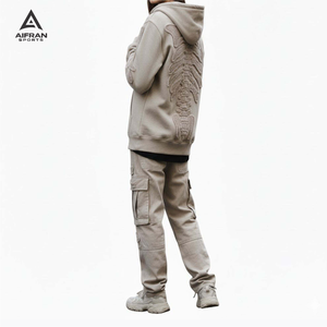 Sudadera con Capucha AIFRAN 3D con Diseño de Esqueleto, 100% Algodón Texturizado, Forro Polar Suave y Transpirable, Sudadera de Invierno con Logotipo Personalizado al por Mayor - Product Image 4