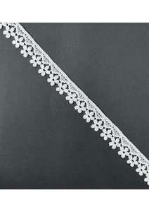 Embroidered Floral Guipure <b>Lace</b> Trim Premium Chemical GPO Fabric <b>Ribbon</b> For Dress Garment Apparel Home Textile Export Decor - Product Image 2