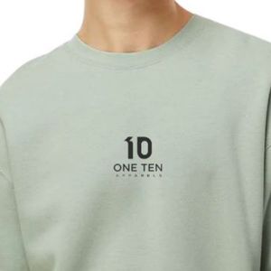 เสื้อสเวตเชิ้ตคอกลมพรีเมียมสำหรับผู้ชาย ผ้าฝ้ายฟลีซหนานุ่ม สวมใส่สบาย สไตล์สตรีทแวร์ รับผลิตตามสั่ง ขายส่ง - Product Image 3