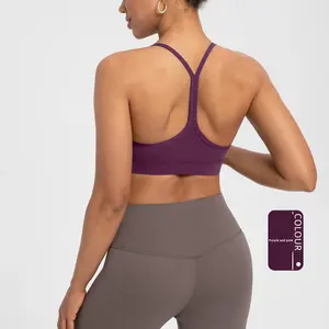 Conjunto Deportivo Mayorista: Top de Yoga, Ropa Deportiva, Conjuntos de Gimnasio y Fitness, Camisetas de Running, Leggings con Efecto Scrunch Butt y Pantalones de Pierna Ancha - Product Image 6