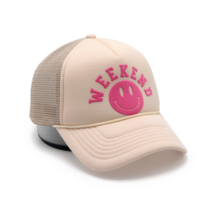 ออกแบบโลโก้ของคุณเอง หมวกแก๊ปโฟมตาข่าย 5 ชิ้น พร้อมเชือกตกแต่ง พิมพ์ลายนูน 3 มิติ หมวก Snapback ปรับขนาดได้ หมวกสตรีทแวร์สำหรับฤดูร้อน - Product Image 3