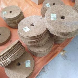 Disco de Fibra de Coco de Primera Calidad 2026, Manta de Fibra de Coco para Control de Humedad y Cuidado de Raíces, Ideal para Uso en Viveros y Cobertura del Suelo - Product Image 2