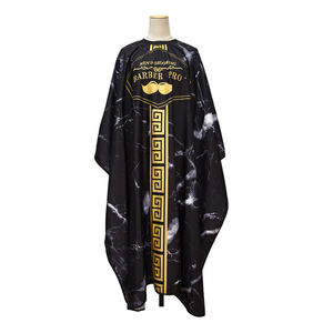 IKZARSA Capa de Peluquería Profesional Morada y Azul Camuflaje, de Poliéster Resistente al Agua, Cómoda, Ajustable, para Salón y Barbería - Product Image 1