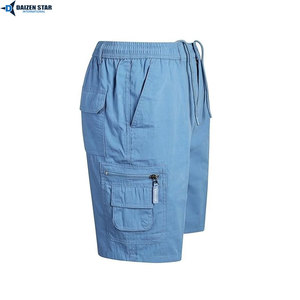 <b>Mens</b> Casual Canvas Outdoor Cargo <b>Shorts</b> Breathable Lightweight High Waist Drawstring Closure Eco-Friendly Quick Dry Summer - Product Image 4