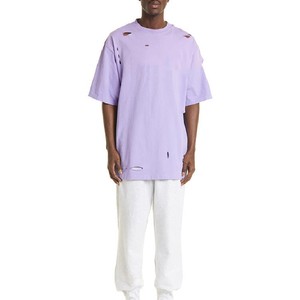 T-shirt en coton tricoté 100 % pour homme, coupe classique, couleur unie, écologique, respirant et durable, très demandé et résistant aux usages intenses - Product Image 2