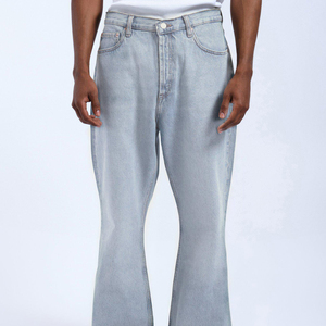 Jeans de Mezclilla Holgados Personalizados de Talla Grande para Hombre, Estilo Urbano, con Bordado de Grafiti, Jeans Oversize para Skate, Fabricante OEM de Moda - Product Image 4