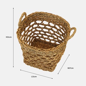 ตะกร้าหวายสานแบบเปิด ตะกร้าเก็บของทำมือ ขายส่ง เป็นมิตรกับสิ่งแวดล้อม ผลิตในเวียดนาม - Product Image 2