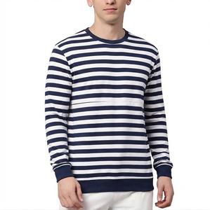 Sudadera Deportiva de Invierno con Logotipo Bordado Personalizado, Cuello Redondo, Corte Ajustado, Felpa, Mezcla de Poliéster/Algodón, Color Sólido, Mangas Largas - Product Image 2