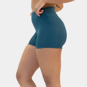 New Top Trending Stretchy Running Fitness <b>Yoga</b> Compression Shorts For Women Comfortable Gym Wear Shorts For Women - Product Image 3