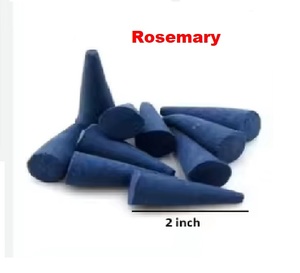 Conos de Romero natural Suministro al por mayor de los mejores conos de incienso de marca (azul) - Product Image 1